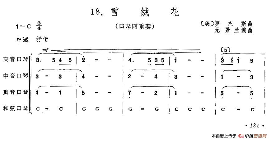 雪绒花（四重奏）