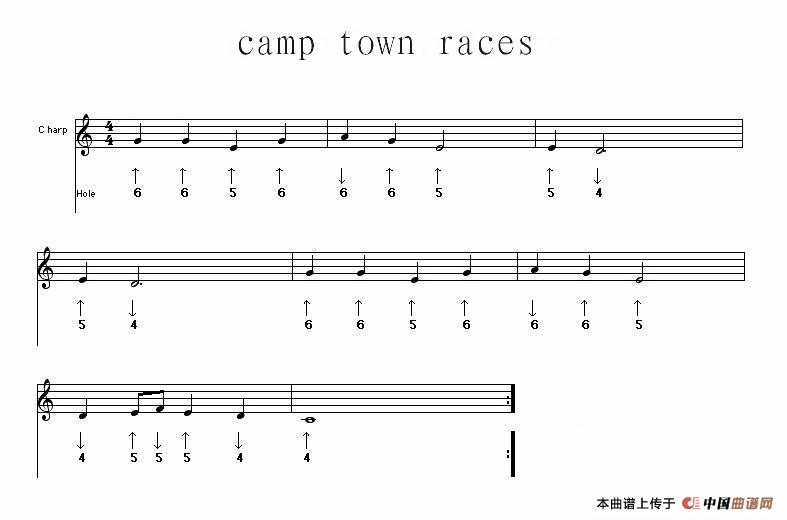 camp town races（布鲁斯）