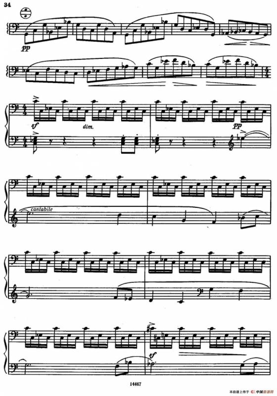 Sonate No.3（奏鸣曲三号）（第四乐章）