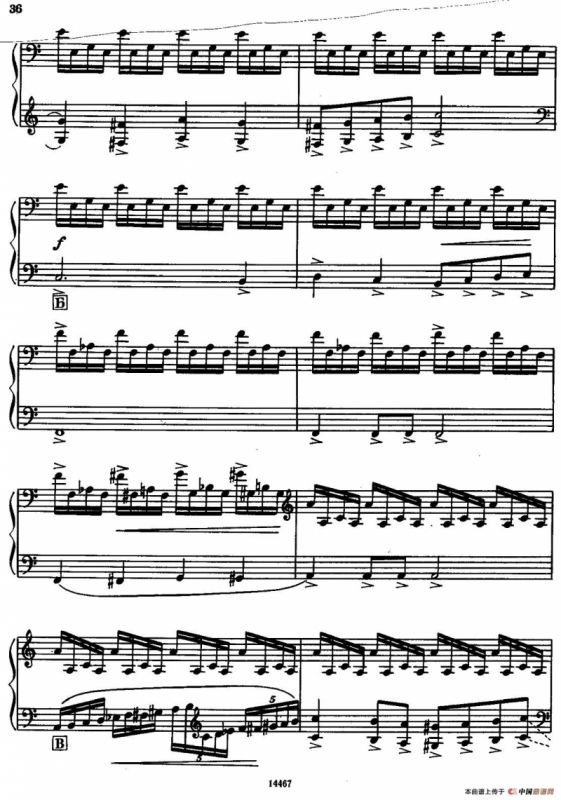 Sonate No.3（奏鸣曲三号）（第四乐章）