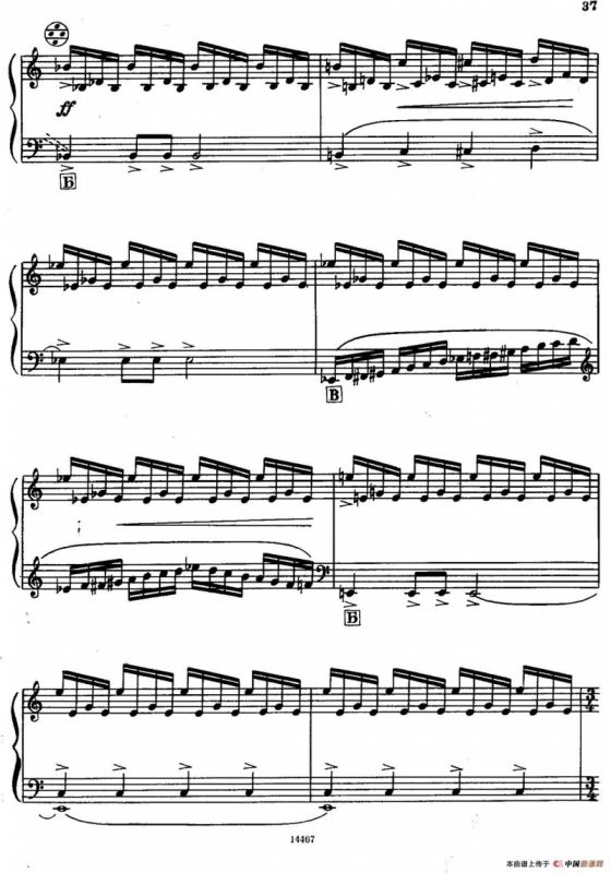 Sonate No.3（奏鸣曲三号）（第四乐章）