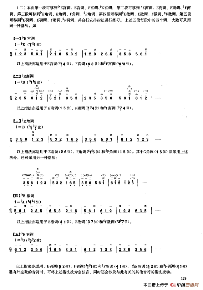 四、五声音阶练习（二胡音阶练习）