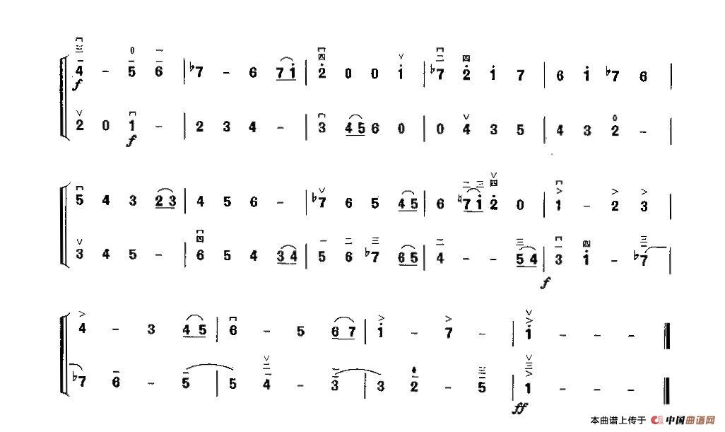 二胡二重奏：二声部赋格（二）