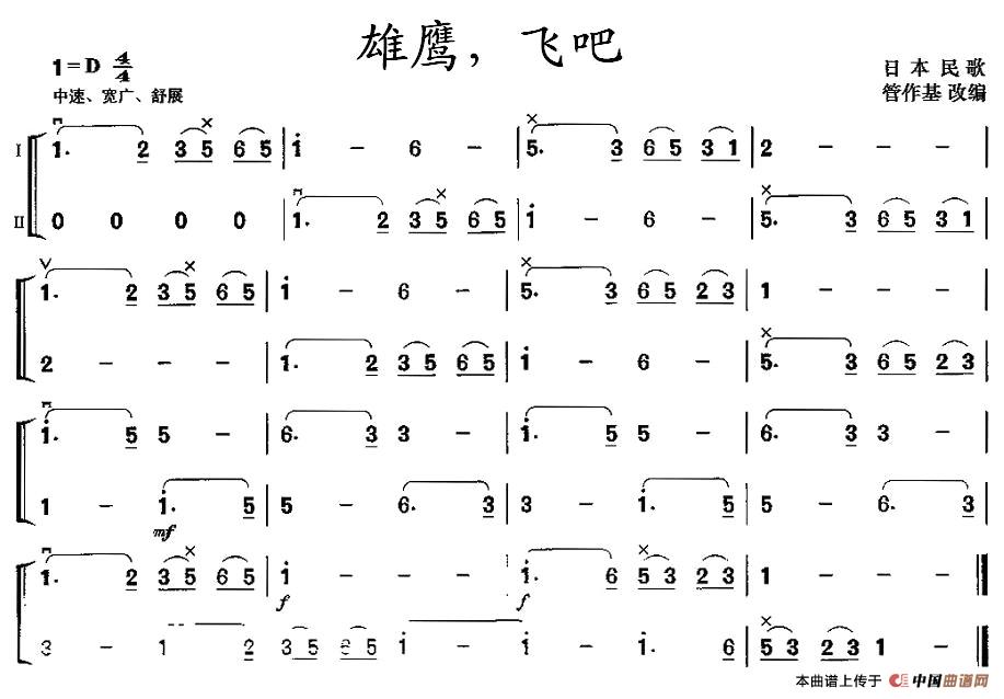 雄鹰，飞吧（二胡二重奏）