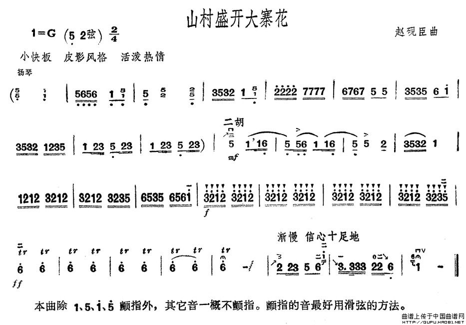 山村盛开大寨花