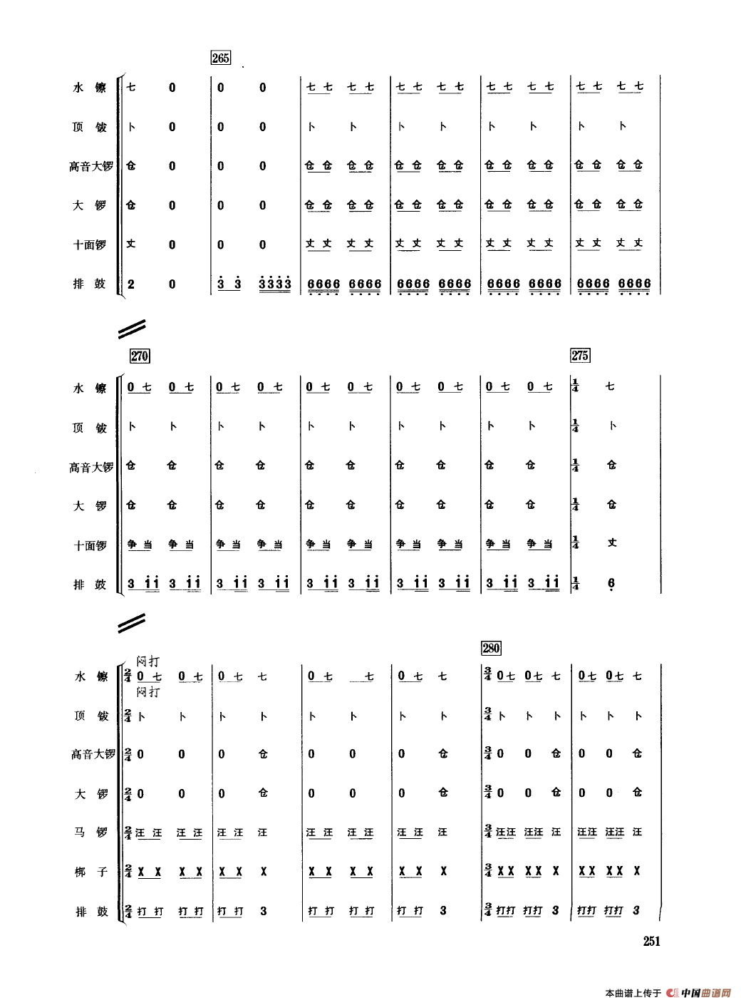 丰收锣鼓(民乐合奏总谱)